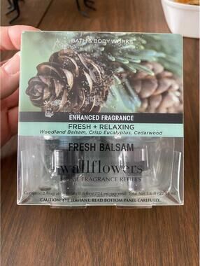Bath & Body Works Wallflowers Fresh Balsam Refills Set of 2